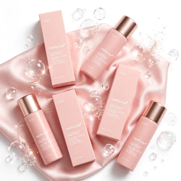 Efekt – sprężysta, napięta cera i promienny blask glass skin po serum w piance Medicube