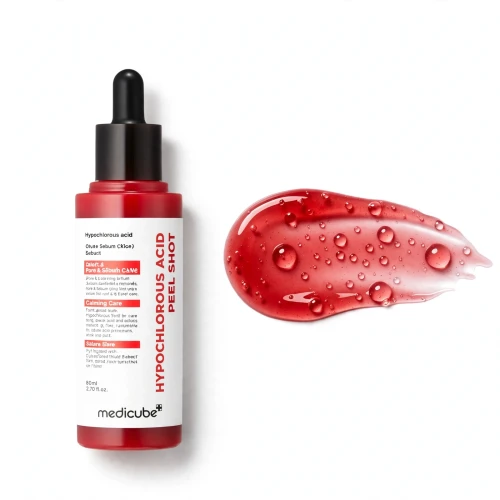 Precyzyjna pipeta i lekka konsystencja serum antybakteryjnego Medicube Hypochlorous Acid