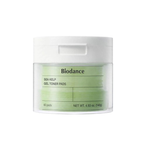 Biodance Sea Kelp Gel Toner Pads – Kojąco-chłodzące płatki tonizujące z algami morskimi 60 sztuk SaiL Cosmetics