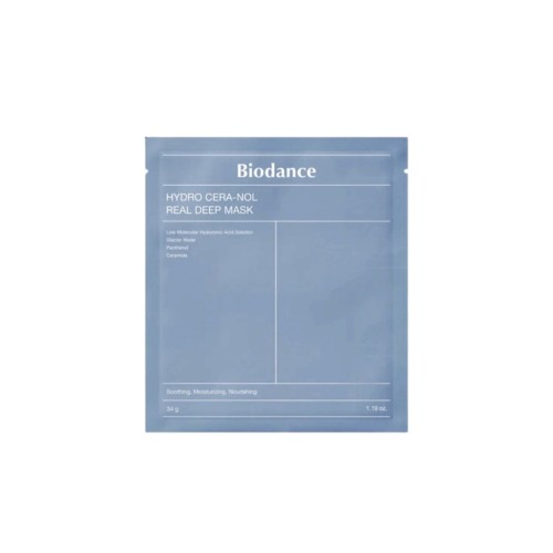 Biodance Hydro Cera-nol Real Deep Mask – Głęboko nawilżająca maska hydrożelowa do twarzy 34g SaiL Cosmetics