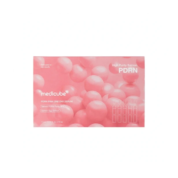 Medicube PDRN Pink Peptide Ampoule Salmon PDRN 99% – Biostymulujące ampułki do twarzy SaiL Cosmetics