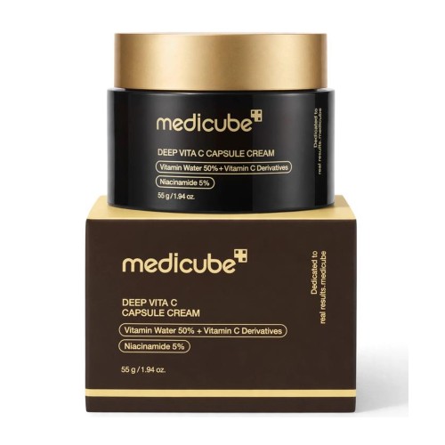 Medicube Deep Vita C Capsule Cream – Rozświetlający krem do twarzy z witaminą C w kapsułkach 55g SaiL Cosmetics