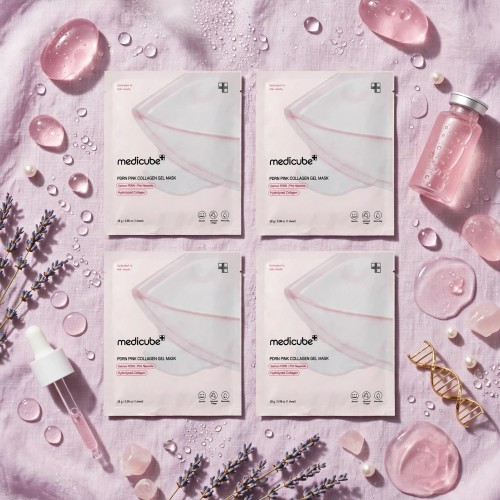 elastyczna, ujędrniona cera i promienny blask po zestawie masek Medicube PDRN Pink Collagen