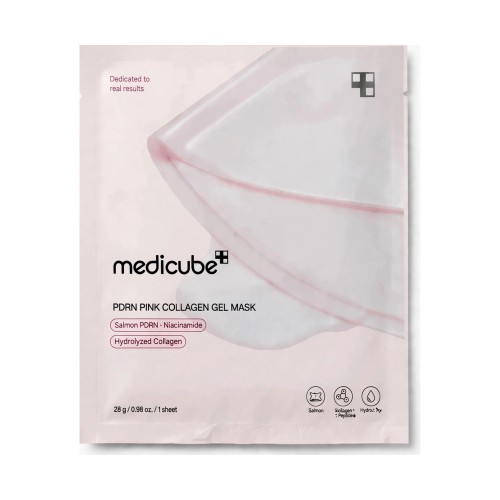 Medicube PDRN Pink Collagen Gel Mask – Zestaw 4 masek hydrożelowych z kolagenem i PDRN 4x28g SaiL Cosmetics