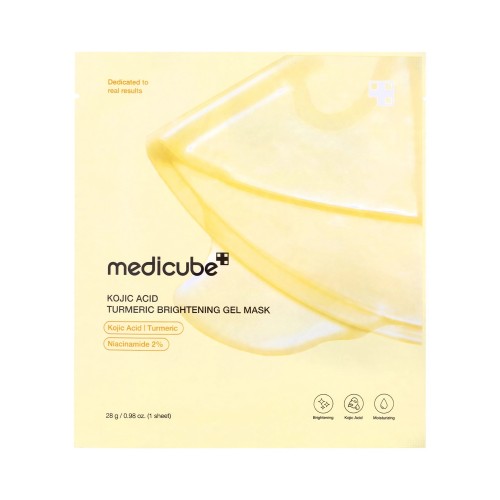 Medicube Kojic Acid Turmeric Brightening Gel Mask – Rozjaśniająca maska hydrożelowa z kwasem kojowym 28g SaiL Cosmetics