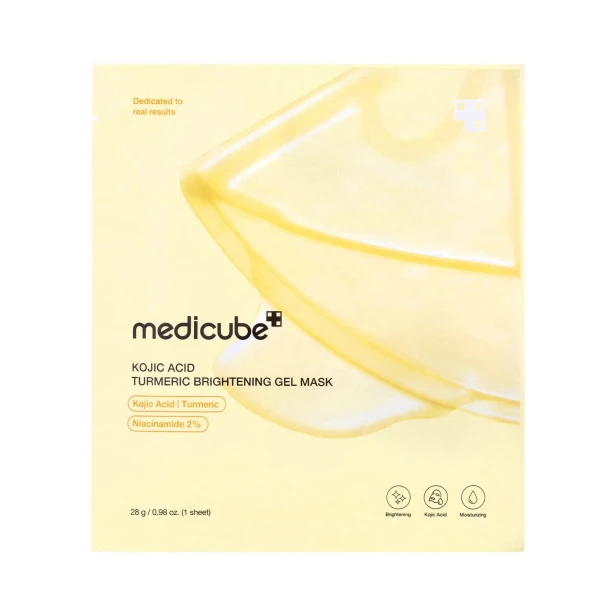 Medicube Kojic Acid Turmeric Brightening Gel Mask – Rozjaśniająca maska hydrożelowa z kwasem kojowym 28g SaiL Cosmetics