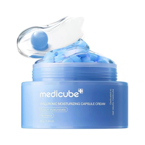 Medicube Hyaluronic Moisturizing Capsule Cream – Głęboko nawilżający krem do twarzy w kapsułkach 55g SaiL Cosmetics