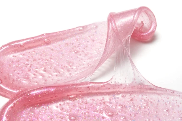 Aplikacja całonocnej maski liftingująco-drenującej Medicube PDRN Pink Caffeine Night Wrapping Mask