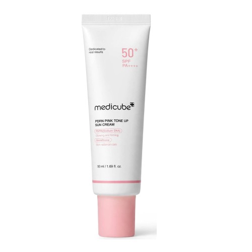 Medicube PDRN Pink Tone Up Sun Cream SPF50+ PA++++ – Rozświetlający krem przeciwsłoneczny z PDRN 50ml SaiL Cosmetics