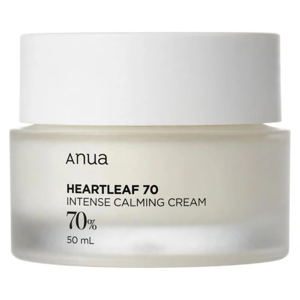 Anua Heartleaf 70 Intense Calming Cream – Kojący krem do twarzy z pstrolistką 70% 50ml SaiL Cosmetic