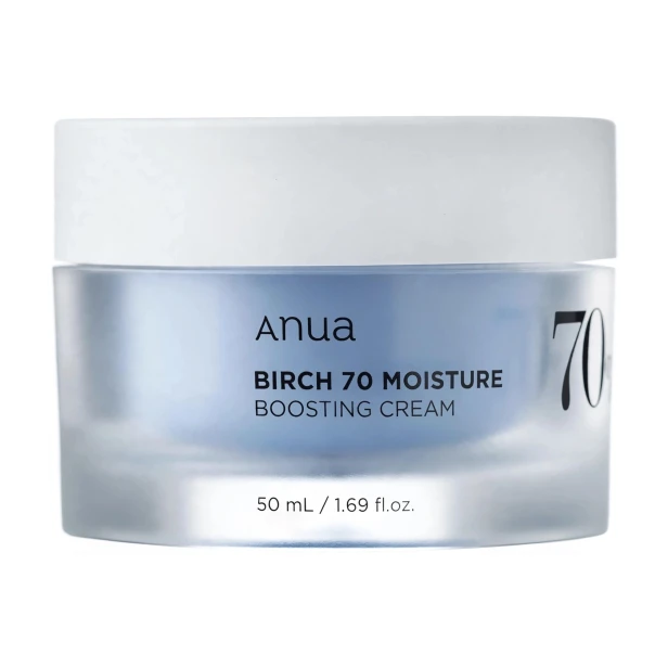 Anua Birch 70 Moisture Boosting Cream – Nawadniający krem do twarzy z sokiem z brzozy 70% 50ml SaiL Cosmetics