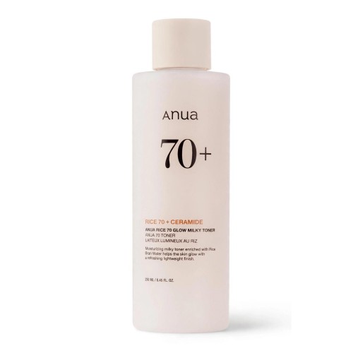 Anua Rice 70 Glow Milky Toner – Mleczny tonik do twarzy z wodą ryżową 70% i ceramidami 250ml SaiL Cosmetics