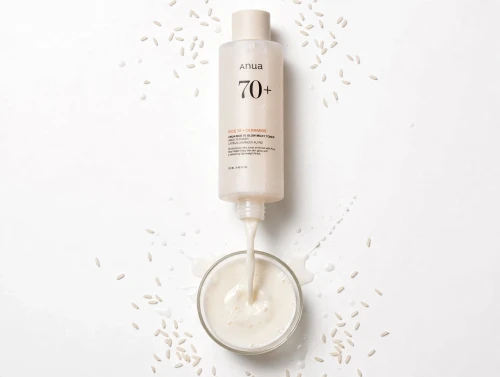 Mleczna odżywcza konsystencja toniku z ceramidami Anua Rice 70 Glow Milky Toner