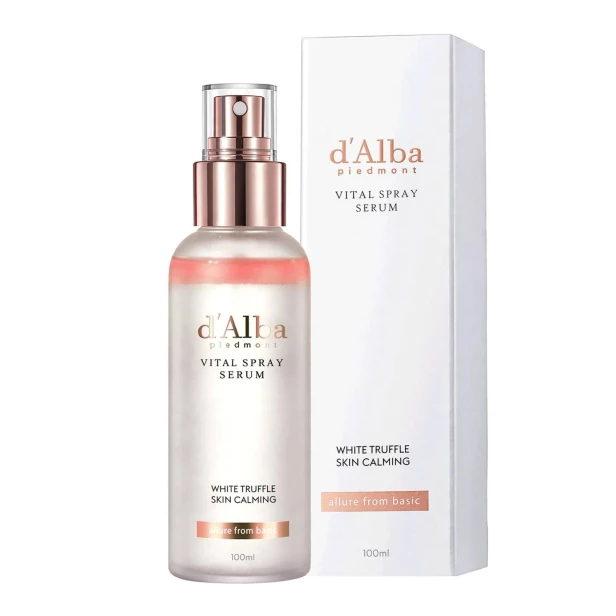 d'Alba White Truffle Vital Spray Serum – Kojące serum w mgiełce z białą truflą 100ml SaiL Cosmetics