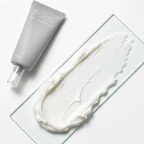 Otulająca odżywcza konsystencja kremu z ceramidami Celimax Dual Barrier Cream