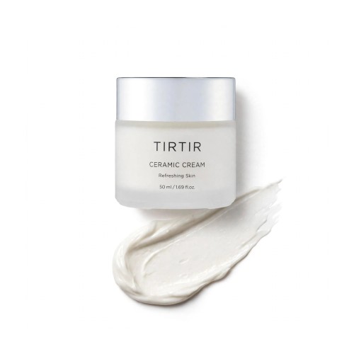 Bogata i odżywcza konsystencja kremu barierowego do twarzy TIRTIR Ceramic Cream