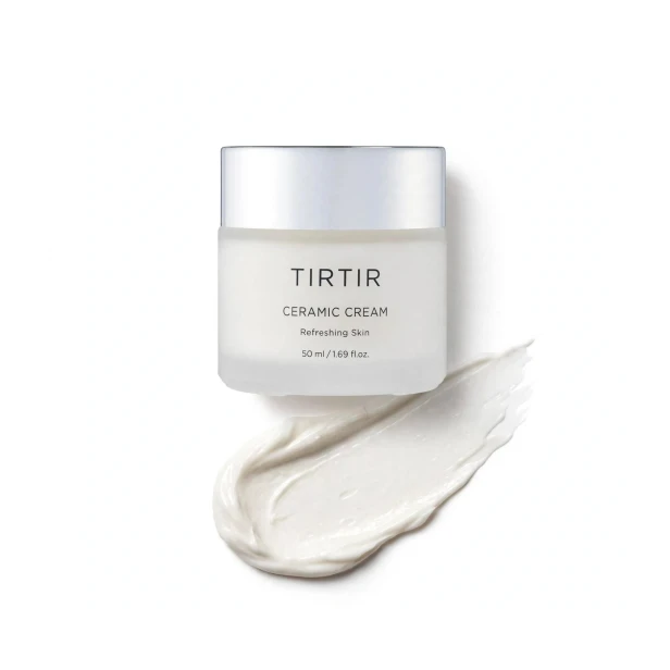 Bogata i odżywcza konsystencja kremu barierowego do twarzy TIRTIR Ceramic Cream