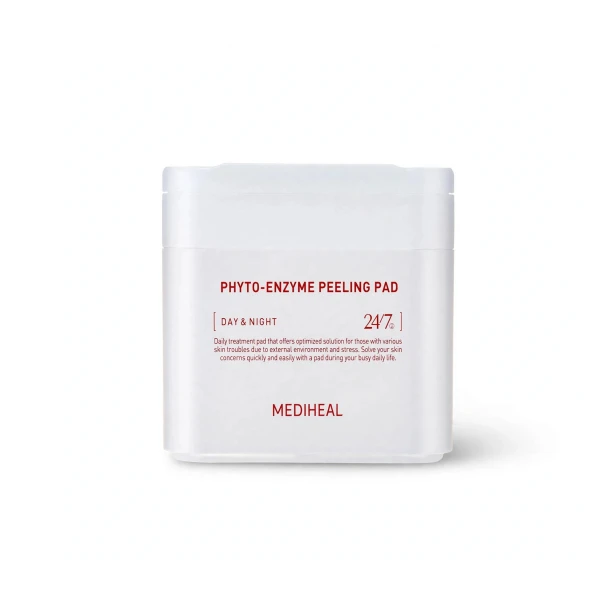Mediheal Phyto-Enzyme Peeling Pad – Wygładzające płatki enzymatyczne do twarzy z papainą i kwasem LHA 90szt SaiL Cosmetics