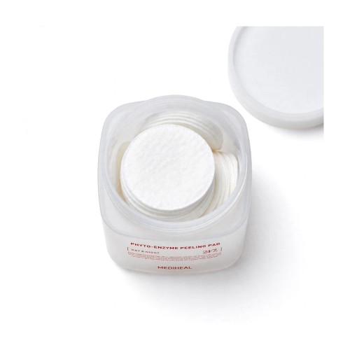 Kwadratowy płatek enzymatyczny z delikatną strukturą Mediheal Phyto-Enzyme Peeling Pad