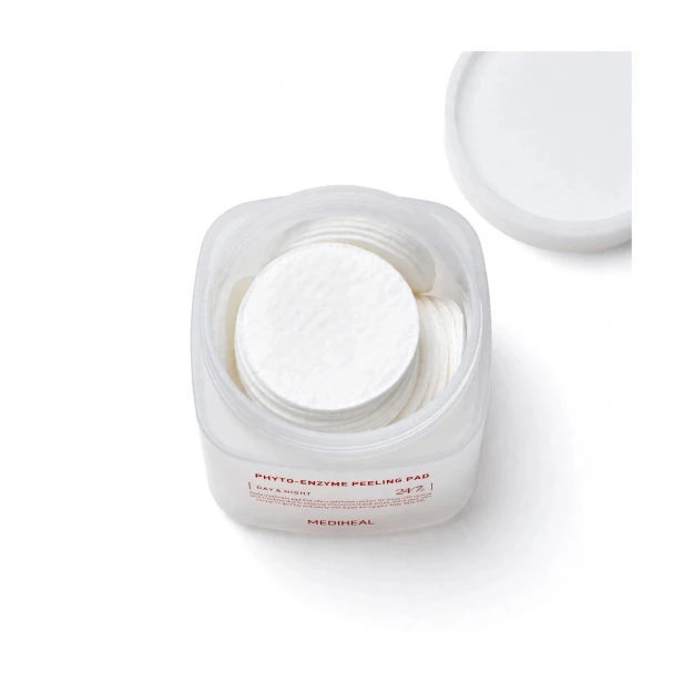 Kwadratowy płatek enzymatyczny z delikatną strukturą Mediheal Phyto-Enzyme Peeling Pad