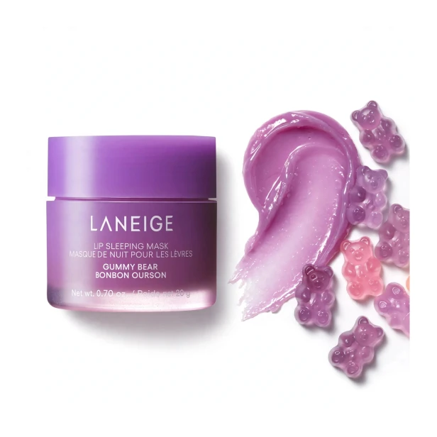 Aksamitna balsamowa konsystencja maski do ust LANEIGE Lip Sleeping Mask Gummy Bear