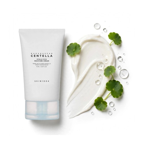 Aksamitna konsystencja nawilżającego kremu do twarzy SKIN1004 Hyalu-Cica Moisture Cream