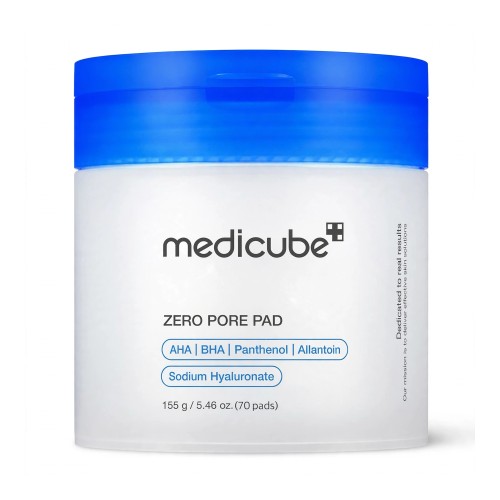 Medicube Zero Pore Pad 2.0 – Płatki zwężające pory z kwasami AHA BHA 70szt SaiL Cosmetics