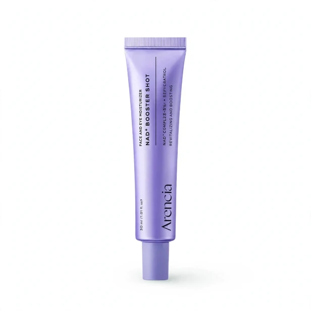 Arencia NAD+ Booster Shot – Ujędrniający krem do twarzy i pod oczy z NAD+ i resweratrolem 30ml SaiL Cosmetics