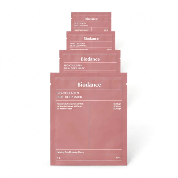 Biodance Bio-Collagen Real Deep Mask Set – Zestaw 4 masek hydrożelowych z kolagenem 4x34g SaiL Cosmetics