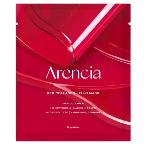 Arencia Red Collagen Jello Mask – Maska hydrożelowa z kolagenem i peptydami 25g SaiL Cosmetics