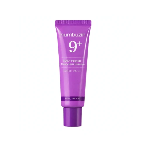 numbuzin No.9 NAD+ Peptide Dewy Sun Essence – Bestseller w Korei esencja SPF50 z peptydami 50ml SaiL Cosmetics