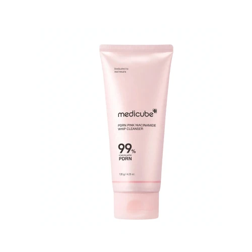 Medicube PDRN Pink Niacinamide Whip Cleanser – Rozświetlająca pianka myjąca hit w Korei 120g SaiL Cosmetics