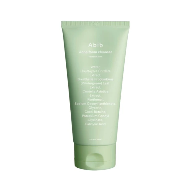 Acne Foam Cleanser Heartleaf Foam – Pianka przeciwtrądzikowa z pstrokołką i WĄKROTKĄ AZJATYCKĄ 150ml SaiL Cosmetics