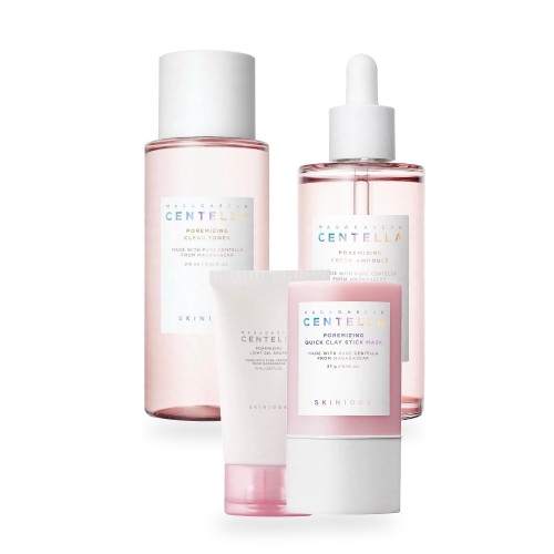 SKIN1004 Madagascar Centella Poremizing Routine Set – Koreański zestaw zwężający pory z WĄKROTKĄ AZJATYCKĄ SaiL Cosmetics