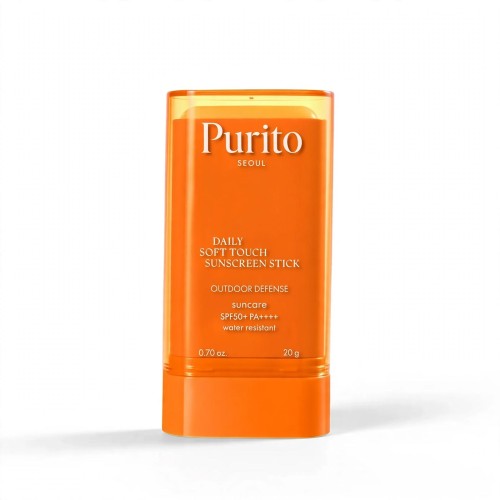 PURITO SEOUL Daily Soft Touch Sunscreen Stick SPF50+ – Koreański matujący sztyft do twarzy z WĄKROTKĄ AZJATYCKĄ SaiL Cosmetics