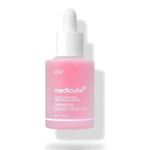 MEDICUBE Ultra Light PDRN Pink Peptide Serum – Koreańskie serum ujędrniające z PDRN i peptydami 30ml SaiL Cosmetics