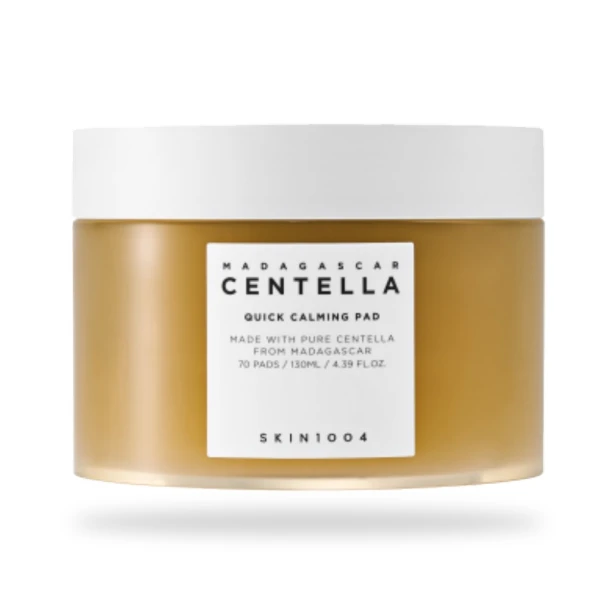 SKIN1004 Madagascar Centella Quick Calming Pad – Koreańskie płatki kojące z WĄKROTKĄ AZJATYCKĄ 70 sztuk SaiL Cosmetics