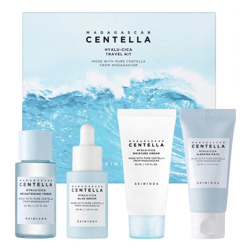 SKIN1004 Madagascar Centella Hyalu-Cica Travel Kit – Koreański nawilżający zestaw z WĄKROTKĄ AZJATYCKĄ SaiL Cosmetics