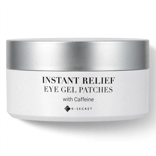 K-SECRET Instant Relief Eye Gel Patches with Caffeine – Koreańskie hydrożelowe płatki pod oczy z WĄKROTKĄ AZJATYCKĄ SaiL Cosmetic