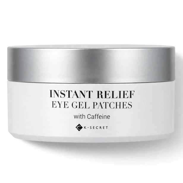 K-SECRET Instant Relief Eye Gel Patches with Caffeine – Koreańskie hydrożelowe płatki pod oczy z WĄKROTKĄ AZJATYCKĄ SaiL Cosmetic