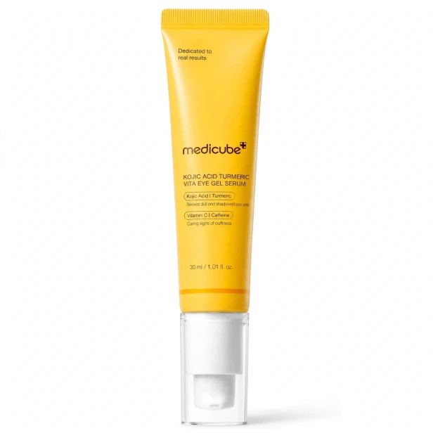 MEDICUBE Kojic Acid Turmeric Vita Eye Gel Serum – Koreańskie serum pod oczy z kwasem kojowym i WĄKROTKĄ AZJATYCKĄ SaiL Cosmetics