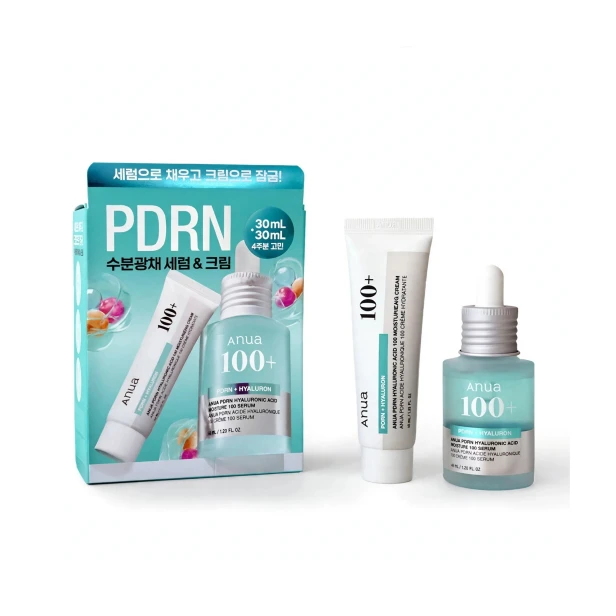 Anua PDRN Hyaluronic Acid 100 Set – Koreański zestaw z PDRN i WĄKROTKĄ AZJATYCKĄ SaiL Cosmetics