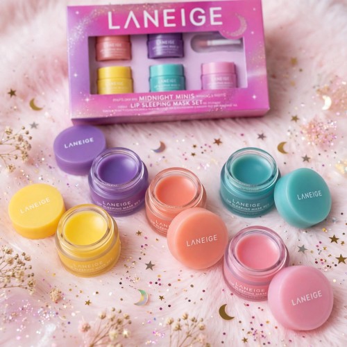 Laneige Lip Sleeping Mask Set – Zestaw 5 maseczek całonocnych szybka dostawa !