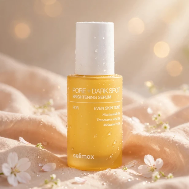 Efekt – zredukowane plamy pigmentacyjne, zwężone pory i rozświetlona cera po serum Celimax Pore + Dark Spot