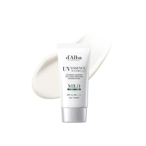 d'Alba UV Essence Waterfull Mild Sun Cream – Mineralny krem przeciwsłoneczny SPF50 50ml SaiL Cosmetics