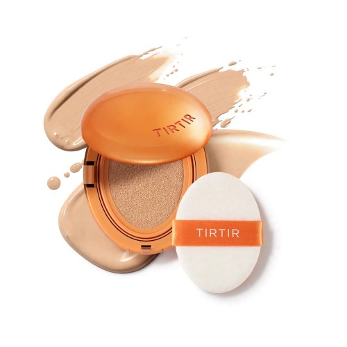 TIRTIR Mask Fit Tone Up Cushion – Rozświetlający podkład w poduszce Pure Sand 18g SaiL Cosmetics