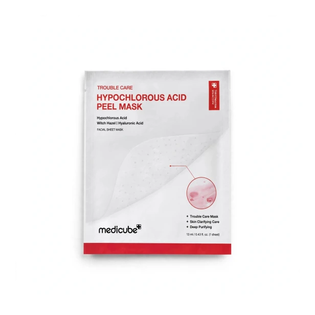 Medicube Hypochlorous Acid Peel Mask – Maska w płachcie na trądzik z kwasem podchlorawym 13ml SaiL Cosmetics