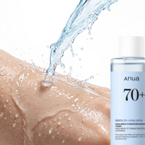 Lekka wodna konsystencja nawilżającego toniku Anua Birch 70% Moisture Boosting Toner
