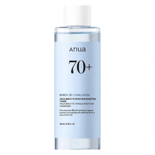 Anua Birch 70% Moisture Boosting Toner – Nawilżający tonik do twarzy z sokiem z brzozy i kwasem hialuronowym 250ml SaiL Cosmetics