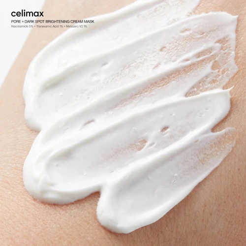 Kremowa emulsja i płachta maski Celimax Pore Dark Spot z niacynamidem i melatoniną